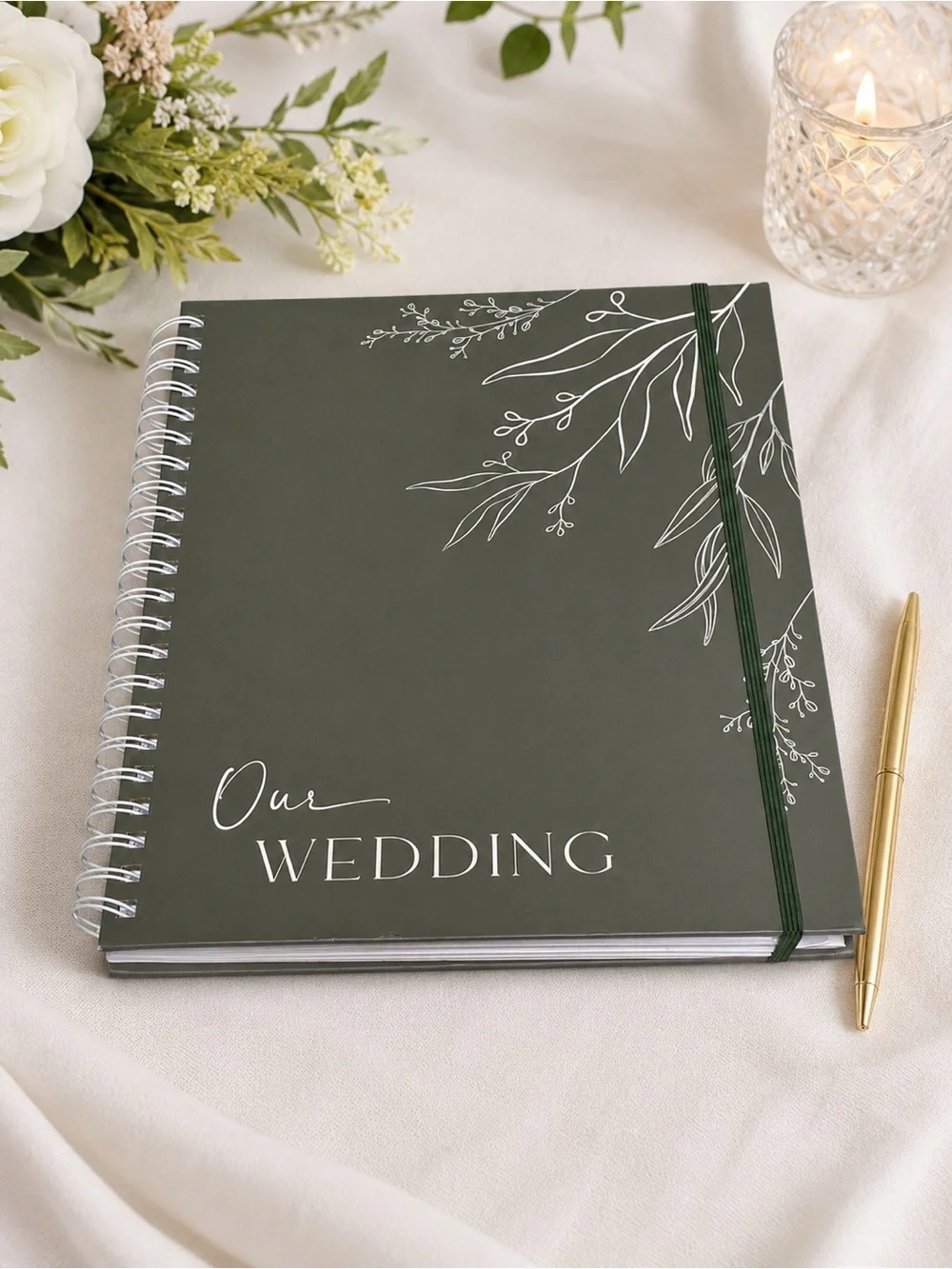 Our Wedding Planner Organizer Spiral Binder Hardcover Bridal Engagement Gift New
